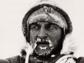 Ignazio Piussi in Antartide.