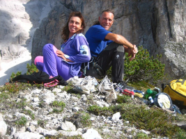 Marino Babudri e Ariella Sain.